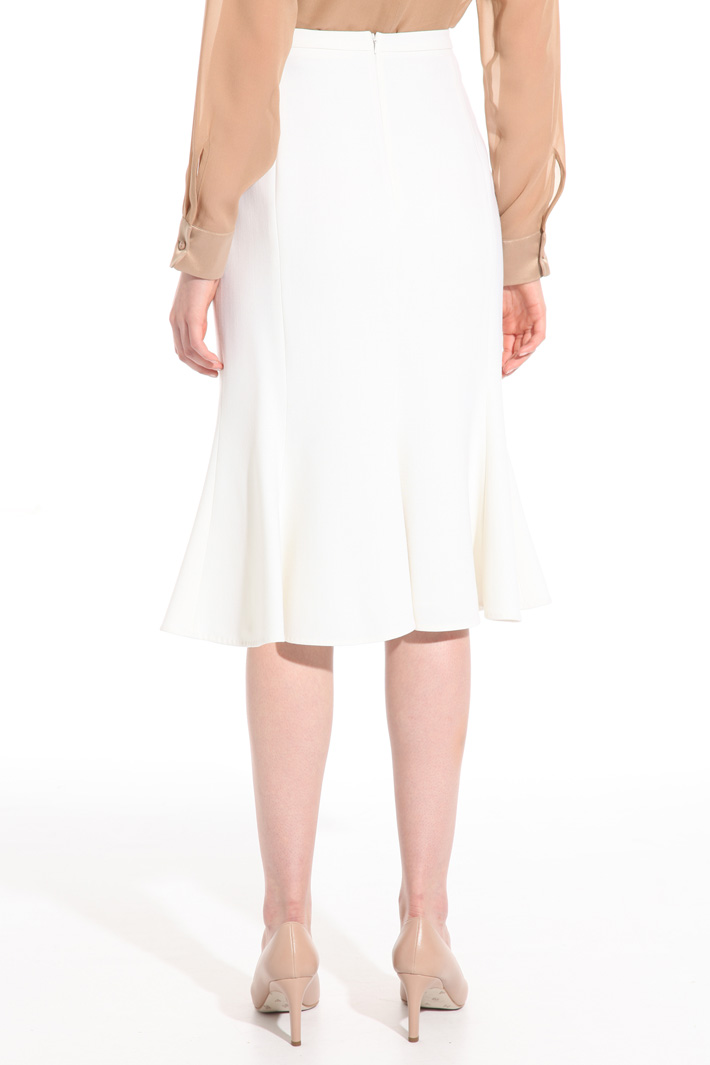 Flounced knee-length skirt Intrend Flounced knee-length skirt Intrend