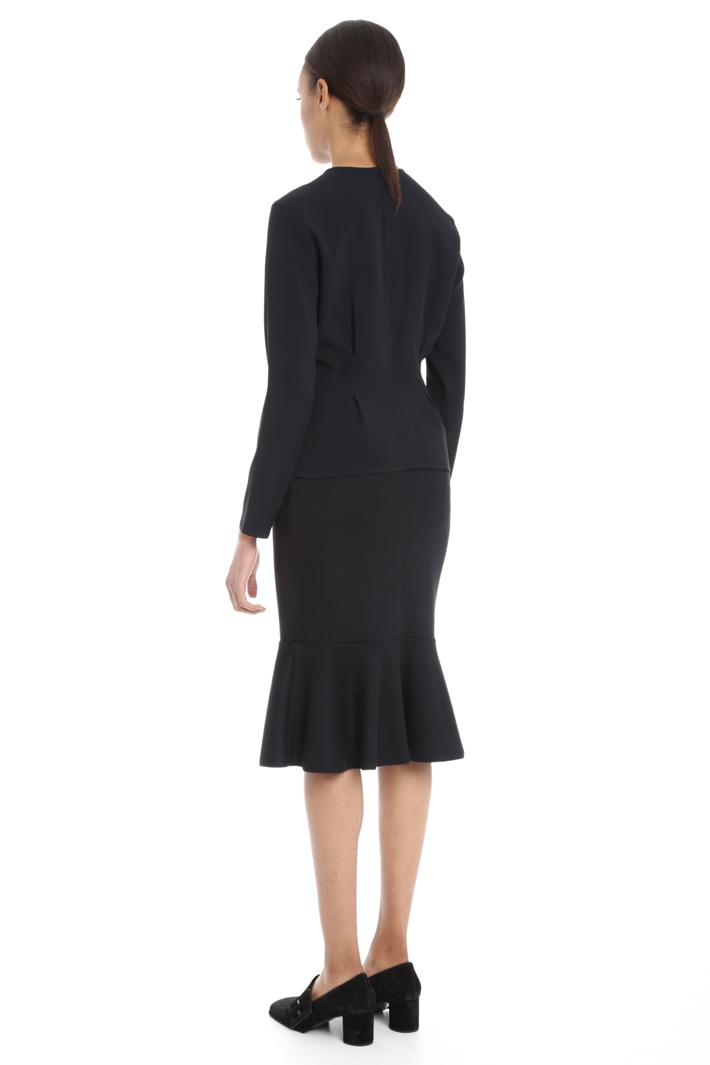 Blusa con pieghe in vita Intrend Blusa con pieghe in vita Intrend