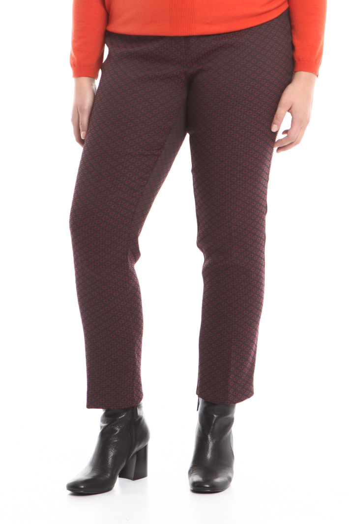 Pantalone in jacquard stretch Intrend Pantalone in jacquard stretch Intrend