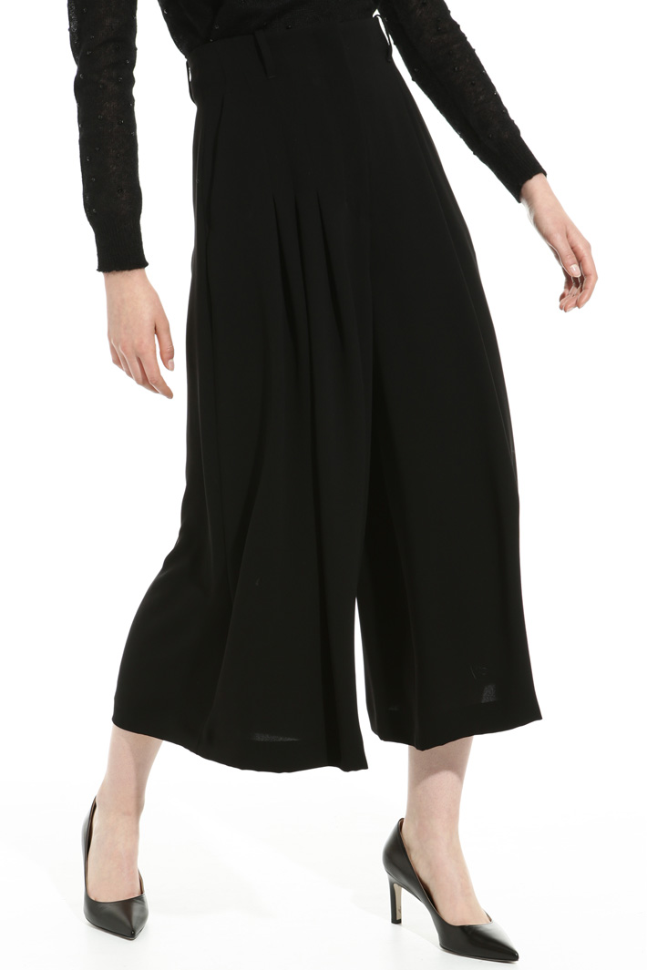Wide-leg triacetate trousers Intrend Wide-leg triacetate trousers Intrend
