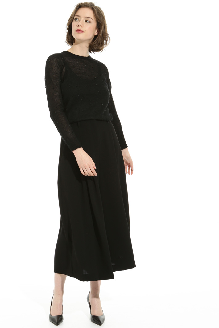Wide-leg triacetate trousers Intrend Wide-leg triacetate trousers Intrend