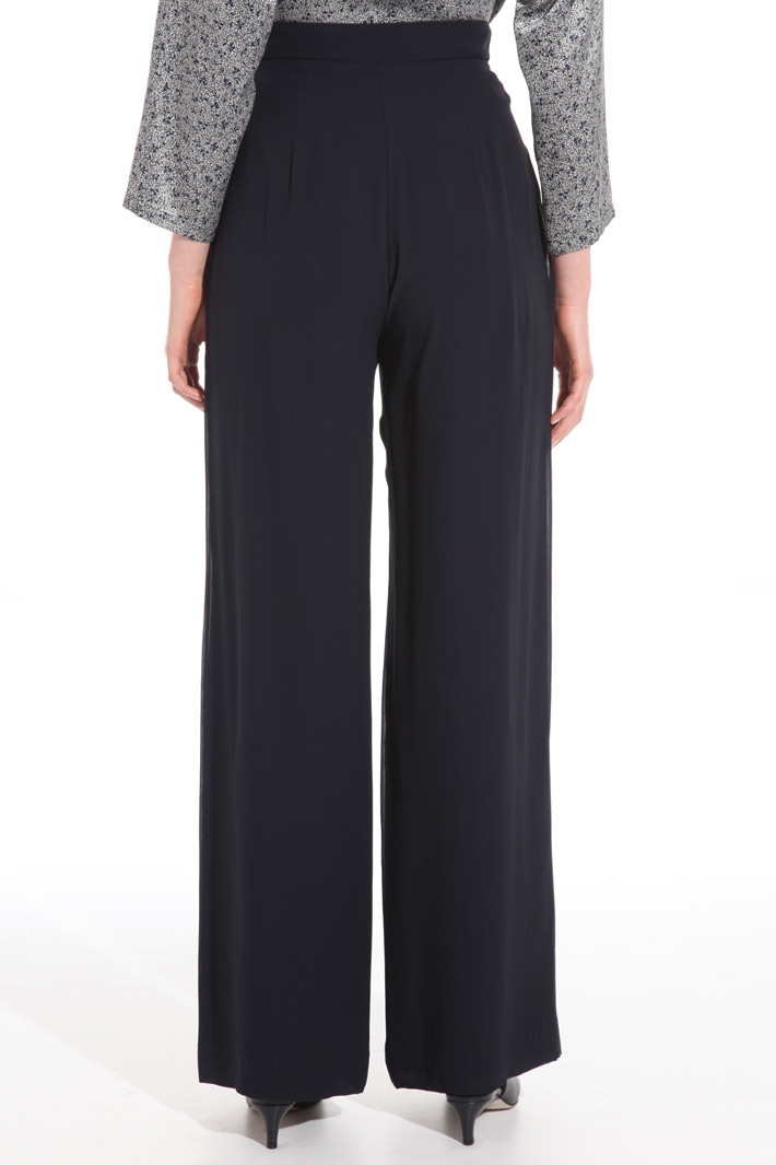 Silk georgette trousers Intrend Silk georgette trousers Intrend