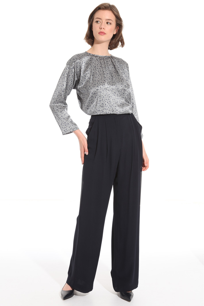 Silk georgette trousers Intrend Silk georgette trousers Intrend