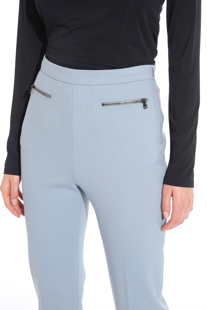 Wool crepe trousers Intrend Wool crepe trousers Intrend