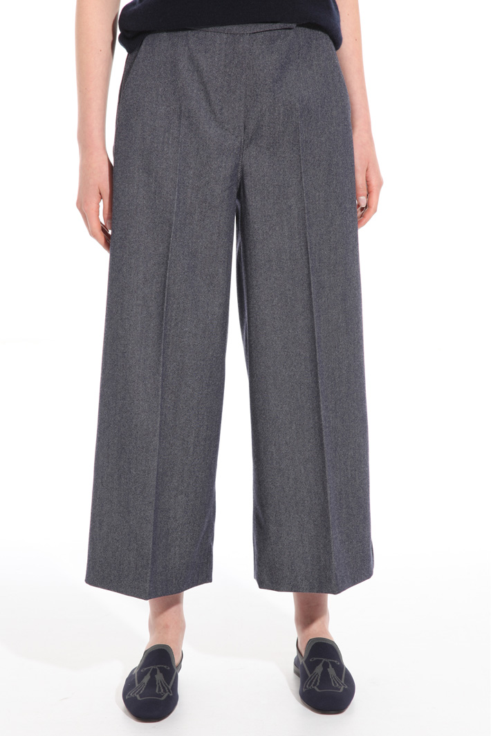 Cropped wool trousers Intrend Cropped wool trousers Intrend