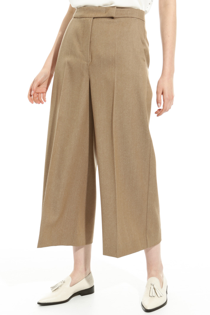 Cropped wool trousers Intrend Cropped wool trousers Intrend
