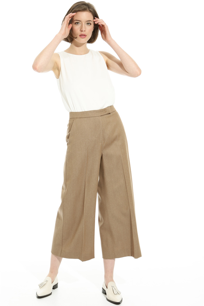 Cropped wool trousers Intrend Cropped wool trousers Intrend