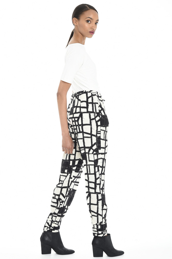Pantalone fluido in seta Intrend Pantalone fluido in seta Intrend