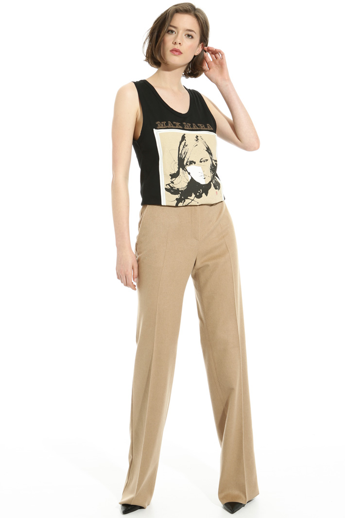 Camel drap trousers Intrend Camel drap trousers Intrend