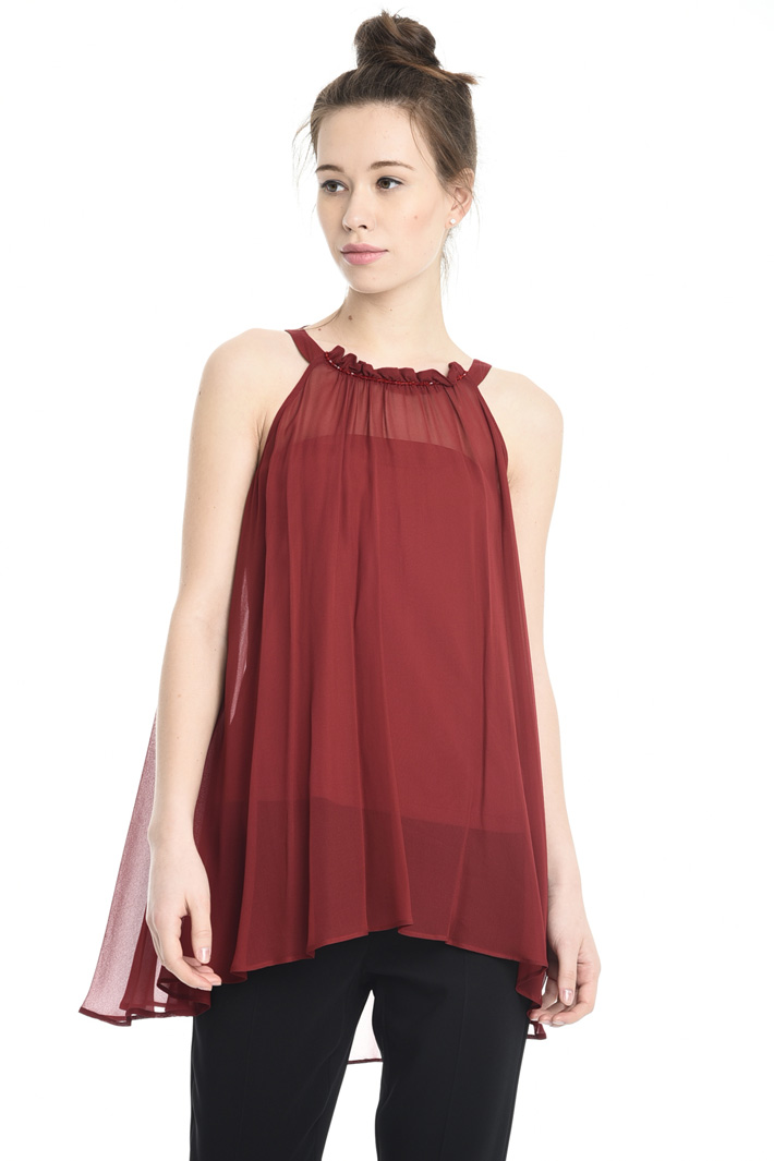 Top fluido in georgette Intrend Top fluido in georgette Intrend