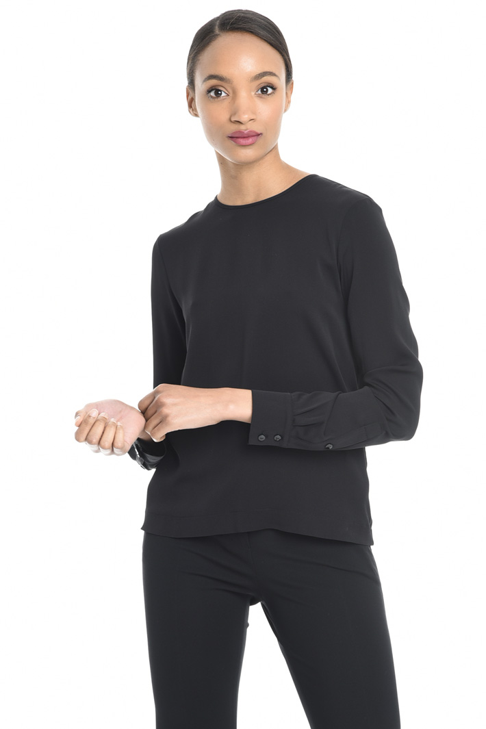 Blusa in viscosa e seta Intrend Blusa in viscosa e seta Intrend