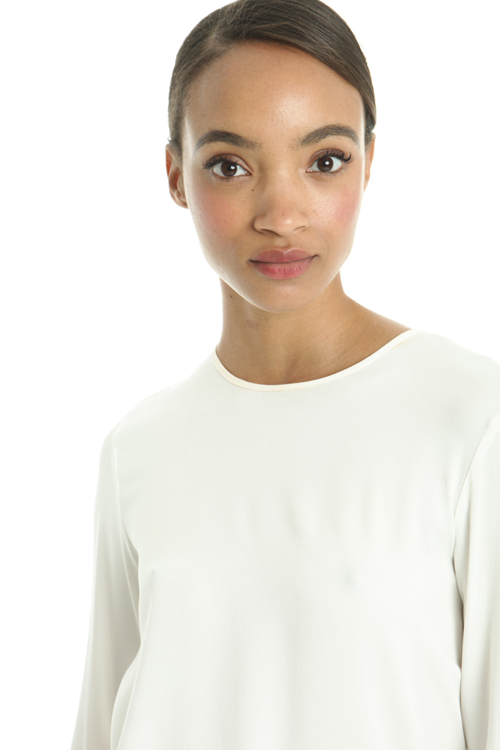 Blusa in viscosa e seta Intrend Blusa in viscosa e seta Intrend