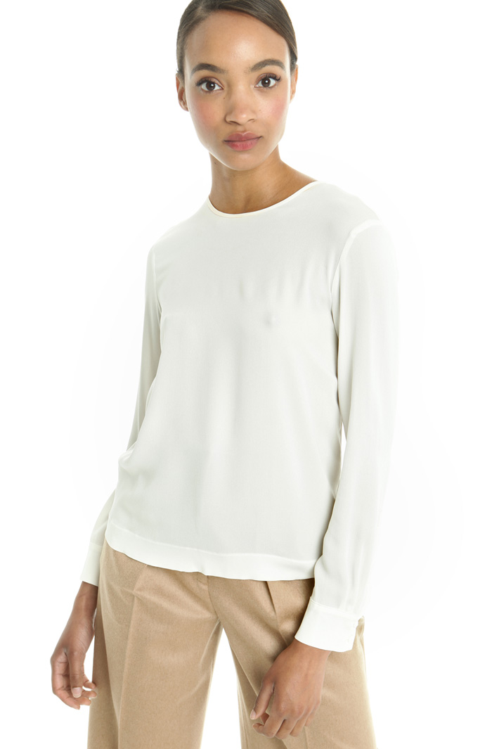 Blusa in viscosa e seta Intrend Blusa in viscosa e seta Intrend