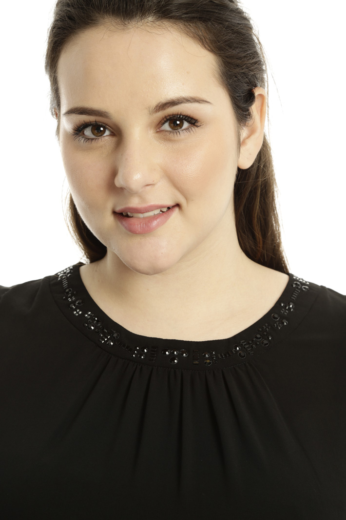 Abito fluido in georgette Intrend Abito fluido in georgette Intrend