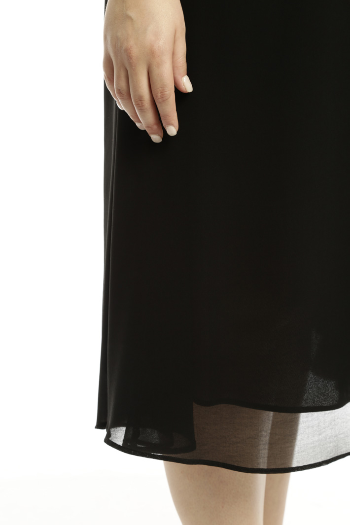 Abito fluido in georgette Intrend Abito fluido in georgette Intrend