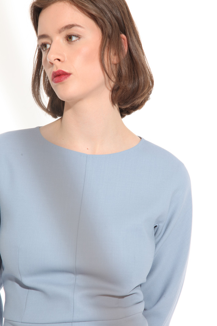 Wool crepe sheath dress Intrend Wool crepe sheath dress Intrend