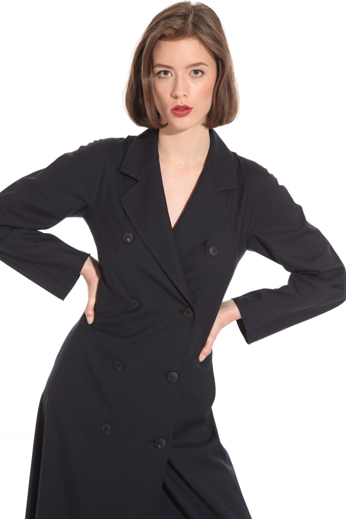 Double-breasted wool dress Intrend Double-breasted wool dress Intrend