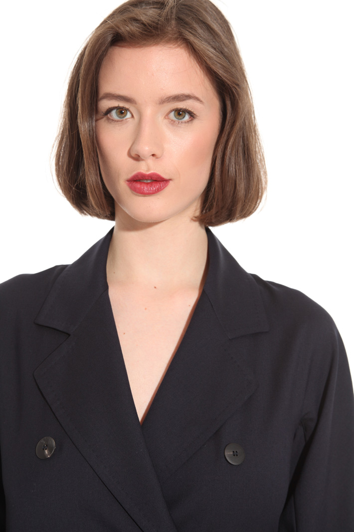 Double-breasted wool dress Intrend Double-breasted wool dress Intrend