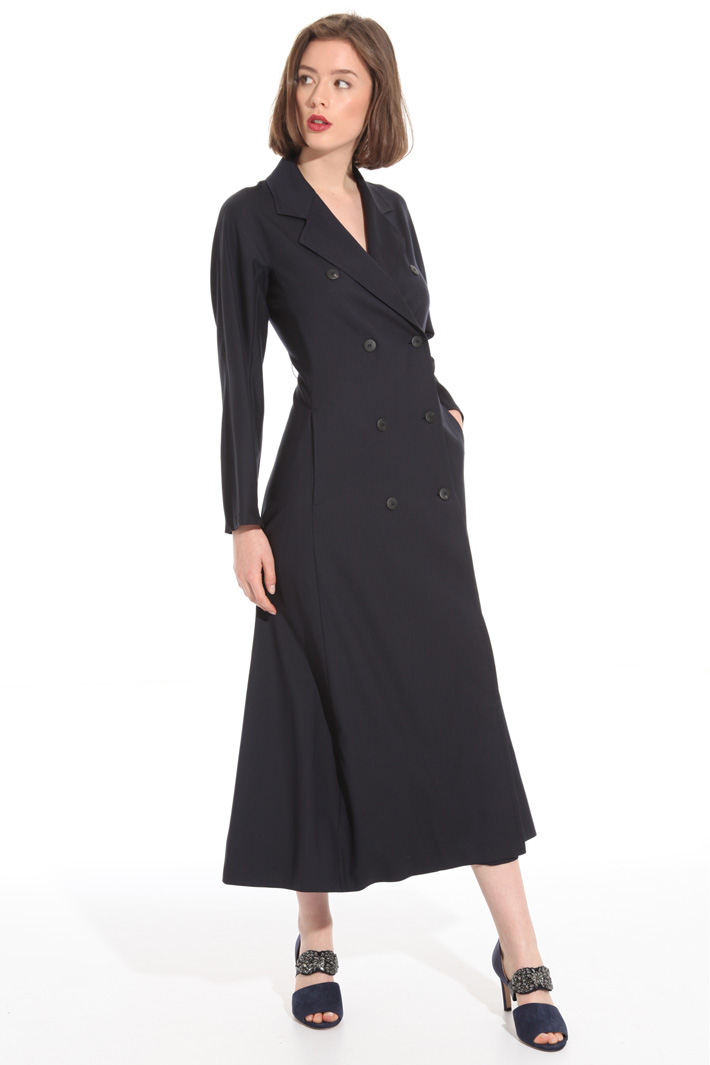 Double-breasted wool dress Intrend Double-breasted wool dress Intrend