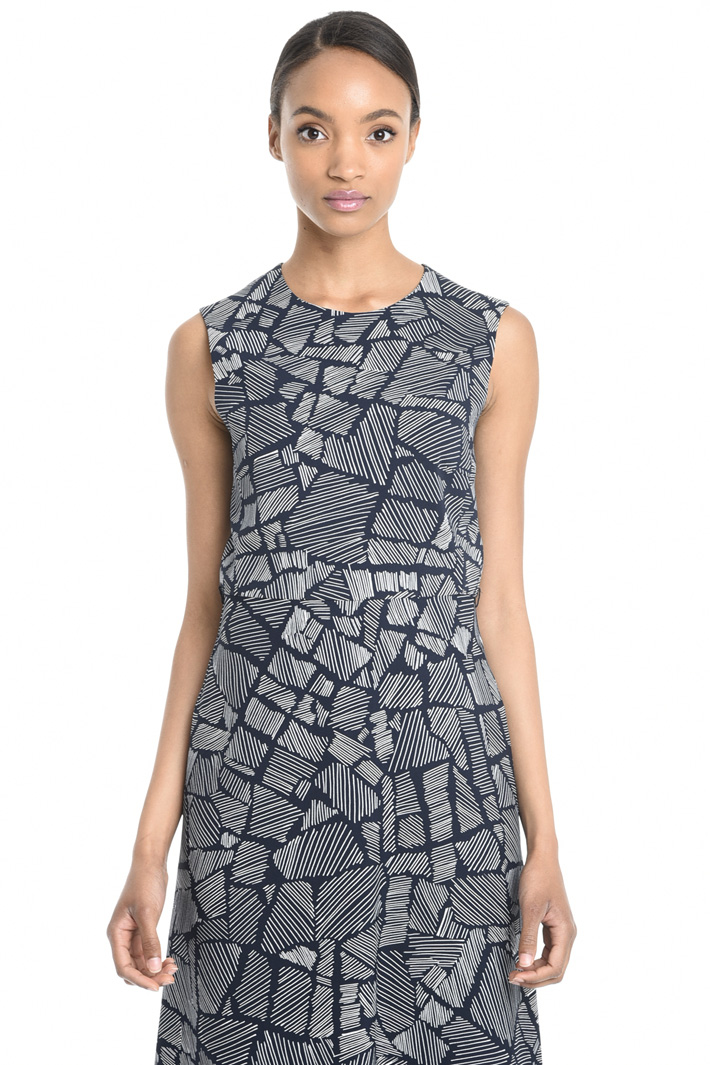 Abito in cady con stampa Intrend Abito in cady con stampa Intrend