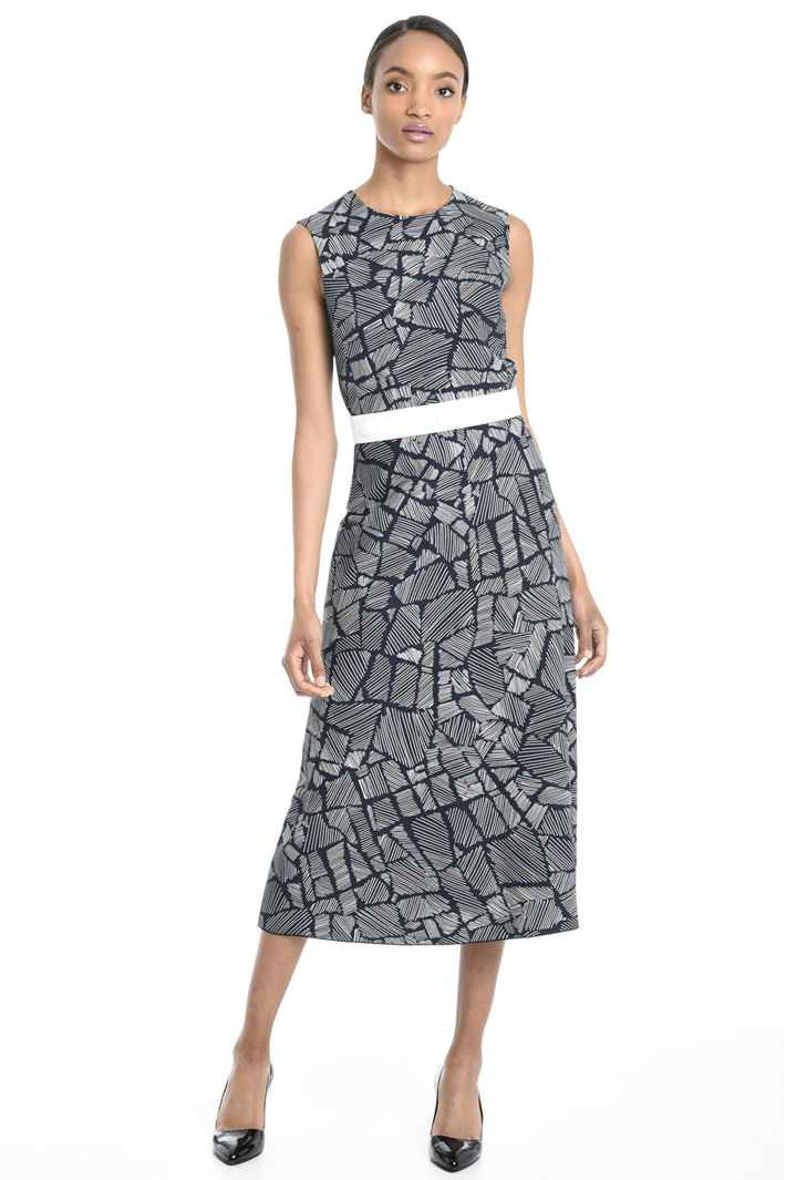 Abito in cady con stampa Intrend Abito in cady con stampa Intrend
