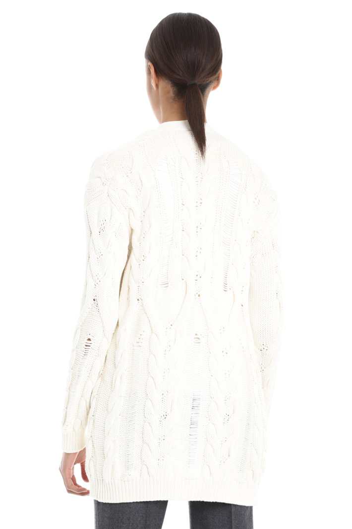 Cardigan in cotone a trecce Intrend Cardigan in cotone a trecce Intrend
