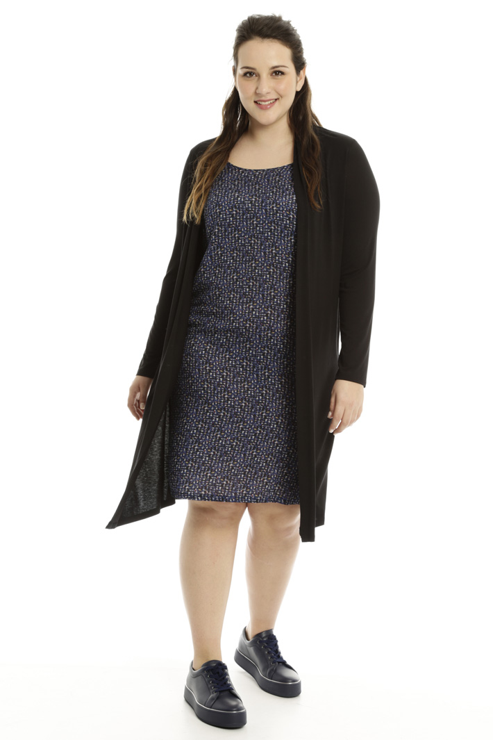 Abito in jersey effetto cardigan Intrend Abito in jersey effetto cardigan Intrend