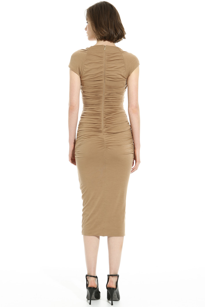Draped jersey dress Intrend Draped jersey dress Intrend