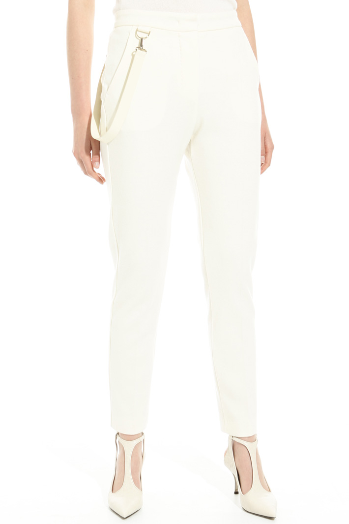 Wool jersey trousers Intrend Wool jersey trousers Intrend