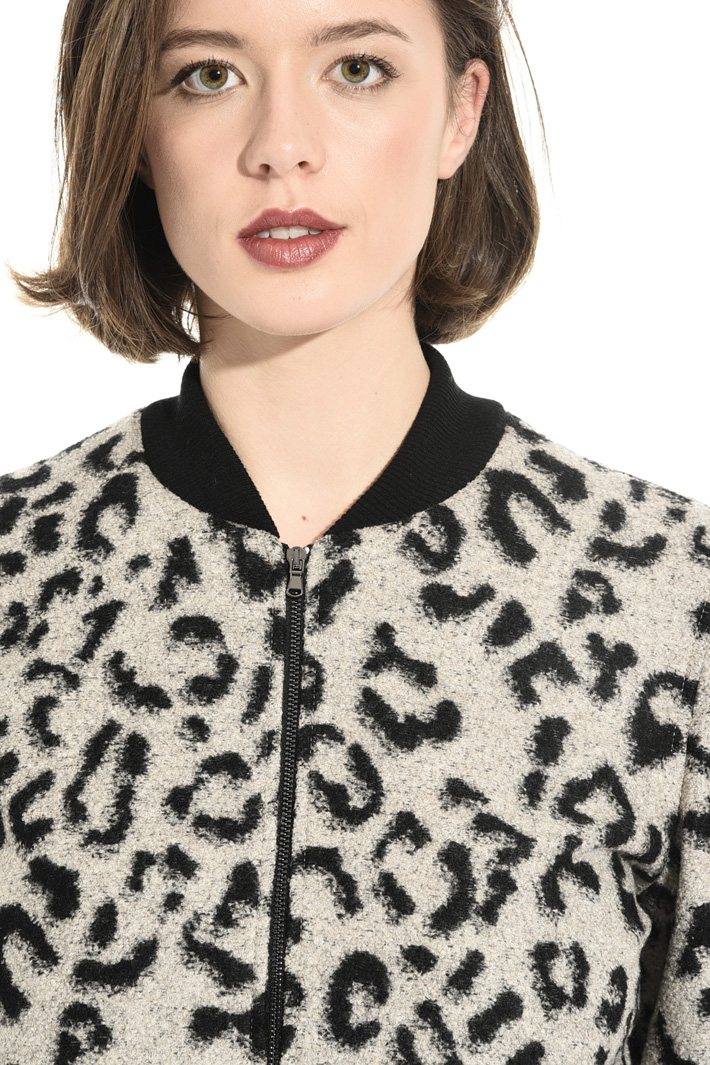 Wool jersey jacket Intrend Wool jersey jacket Intrend