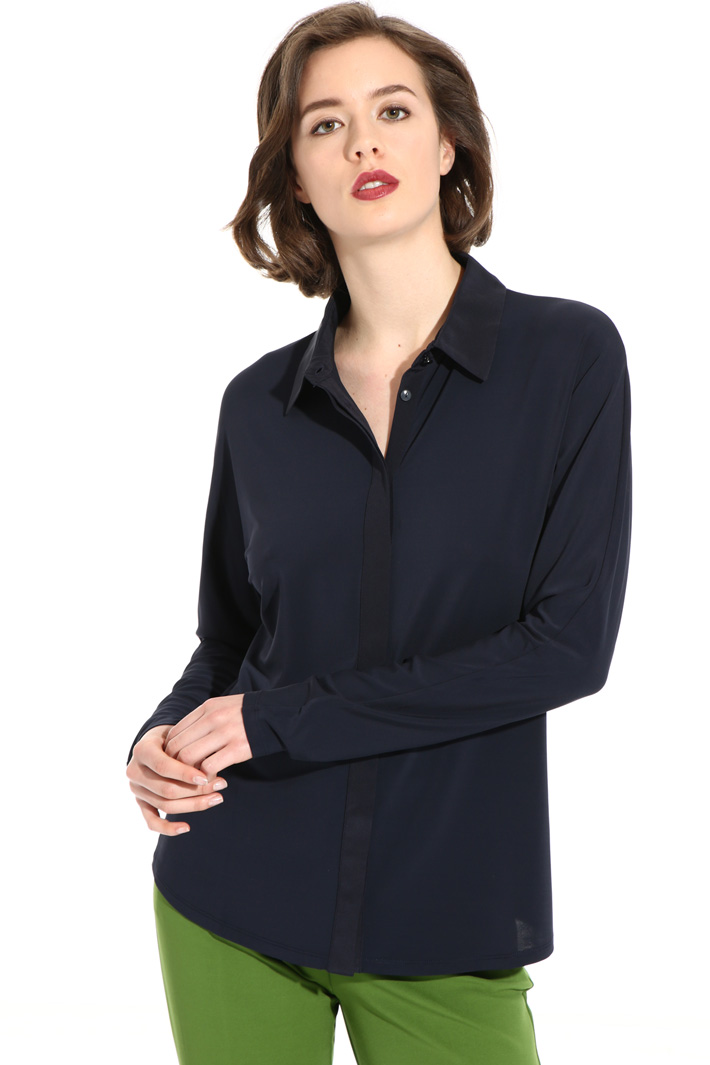 Shirt with silk detailing Intrend Shirt with silk detailing Intrend