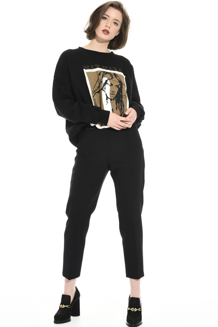 Cotton jersey sweatshirt Intrend Cotton jersey sweatshirt Intrend