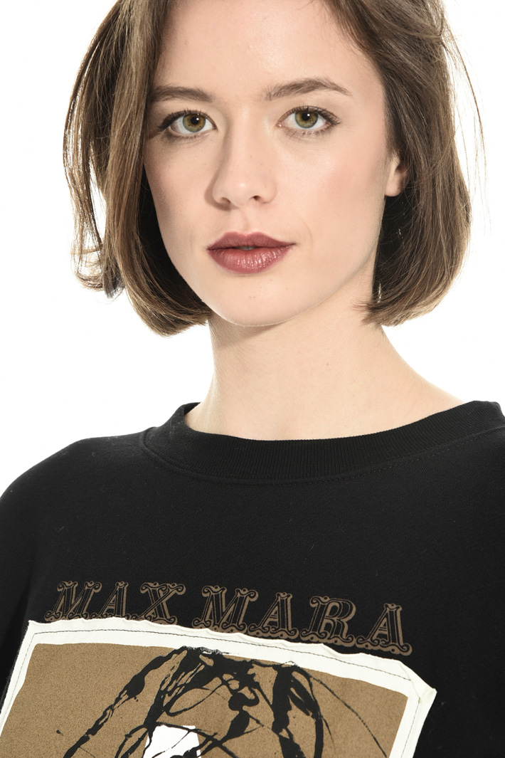 Cotton jersey sweatshirt Intrend Cotton jersey sweatshirt Intrend