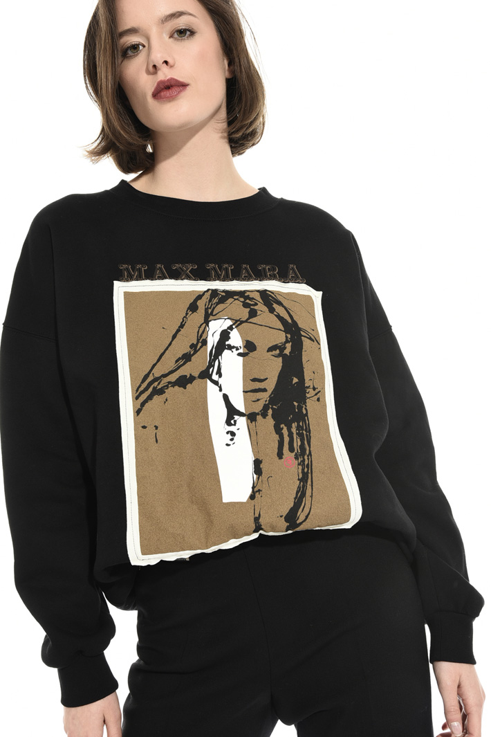 Cotton jersey sweatshirt Intrend Cotton jersey sweatshirt Intrend
