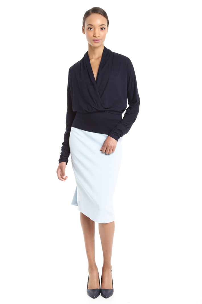Top con scollo incrociato Intrend Top con scollo incrociato Intrend