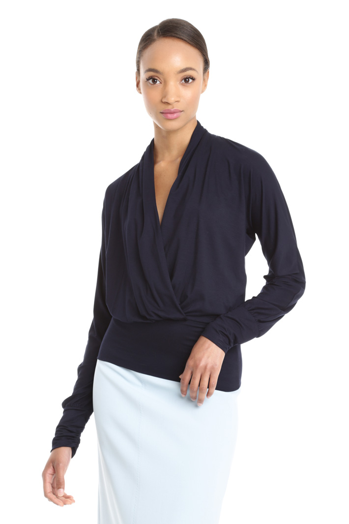 Top con scollo incrociato Intrend Top con scollo incrociato Intrend