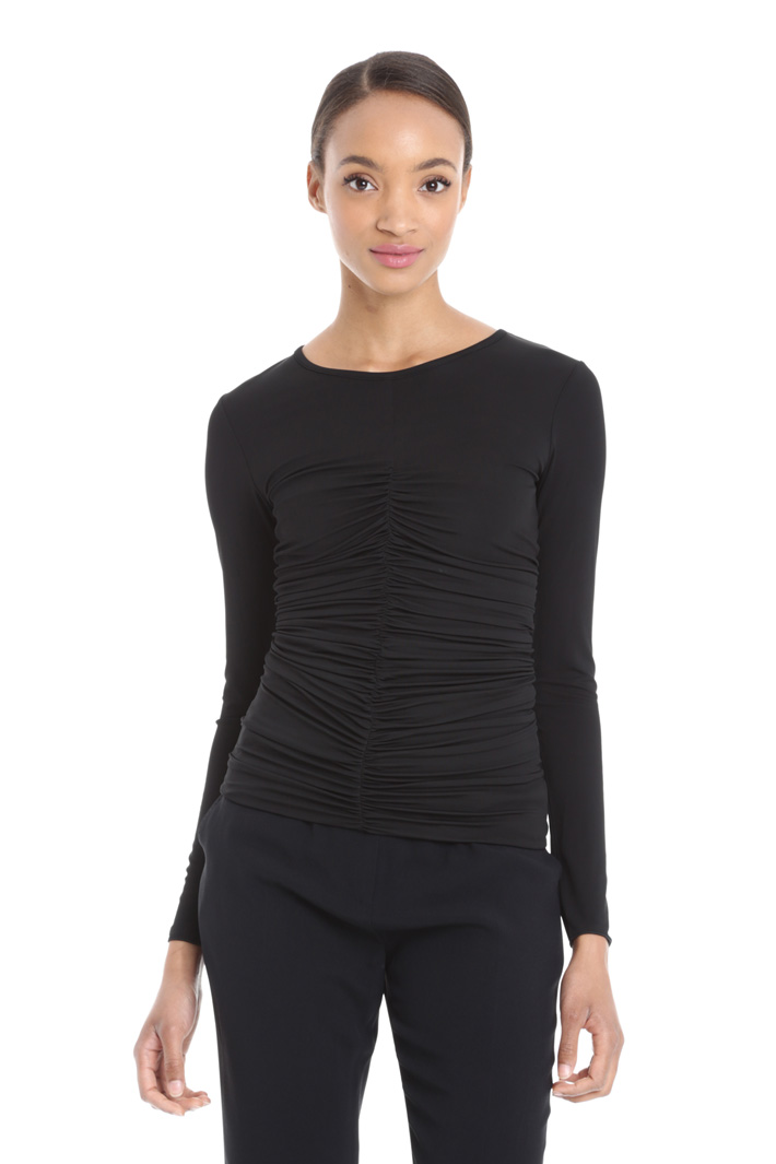 Top in jersey crepe Intrend Top in jersey crepe Intrend