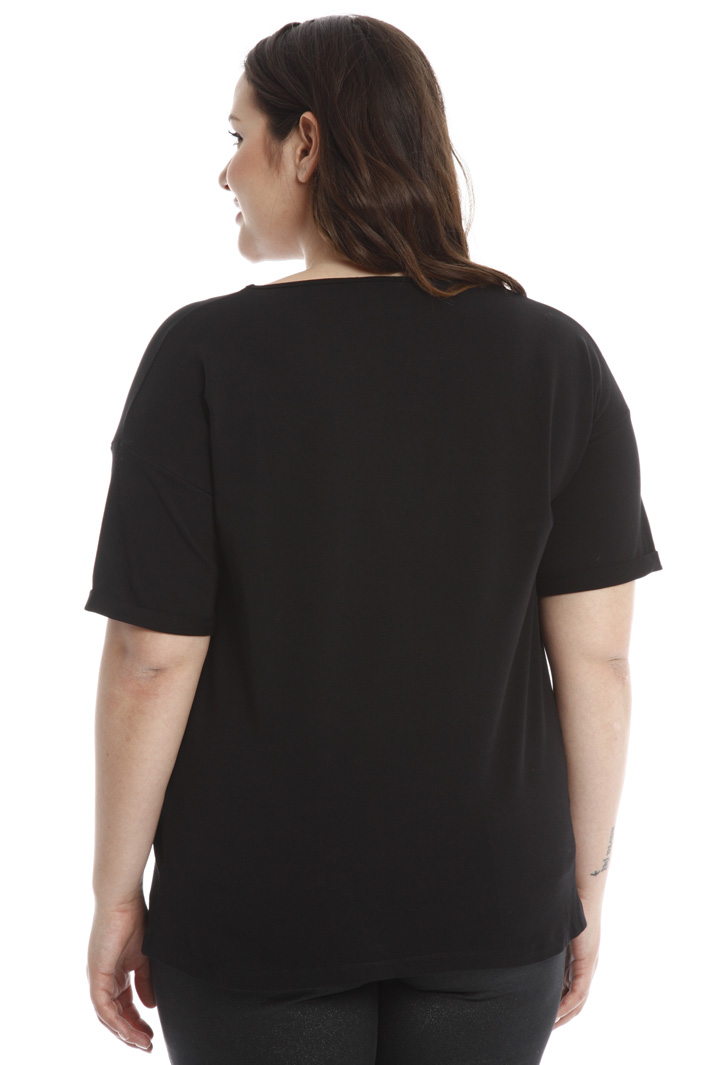 T-shirt con ricamo paillettes Intrend T-shirt con ricamo paillettes Intrend