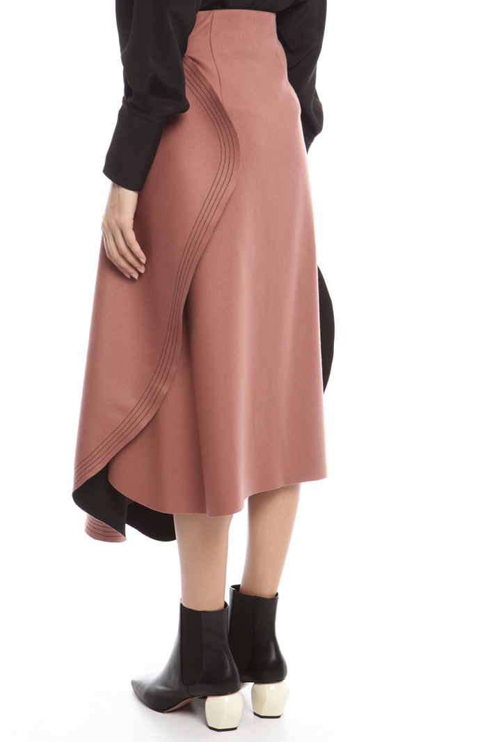 Asymmetrical felt skirt Intrend Asymmetrical felt skirt Intrend