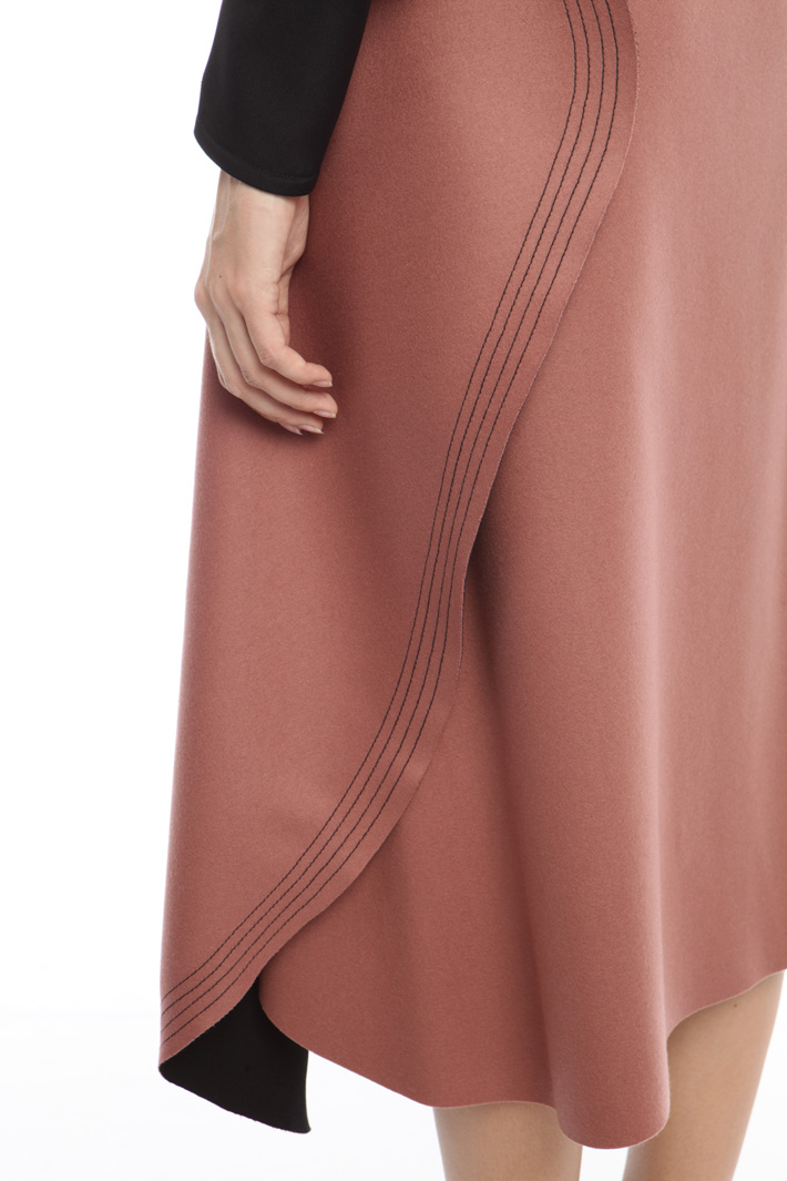 Asymmetrical felt skirt Intrend Asymmetrical felt skirt Intrend