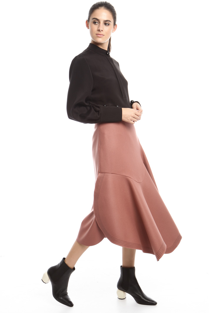 Asymmetrical felt skirt Intrend Asymmetrical felt skirt Intrend