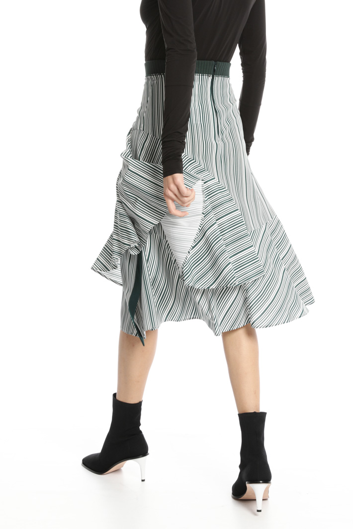 Layered printed skirt Intrend Layered printed skirt Intrend
