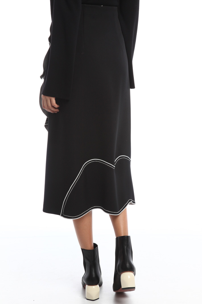 Flared cady skirt Intrend Flared cady skirt Intrend