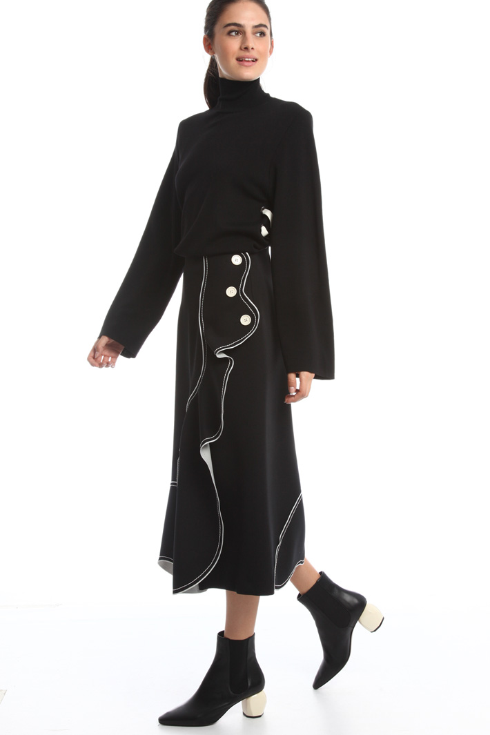 Flared cady skirt Intrend Flared cady skirt Intrend