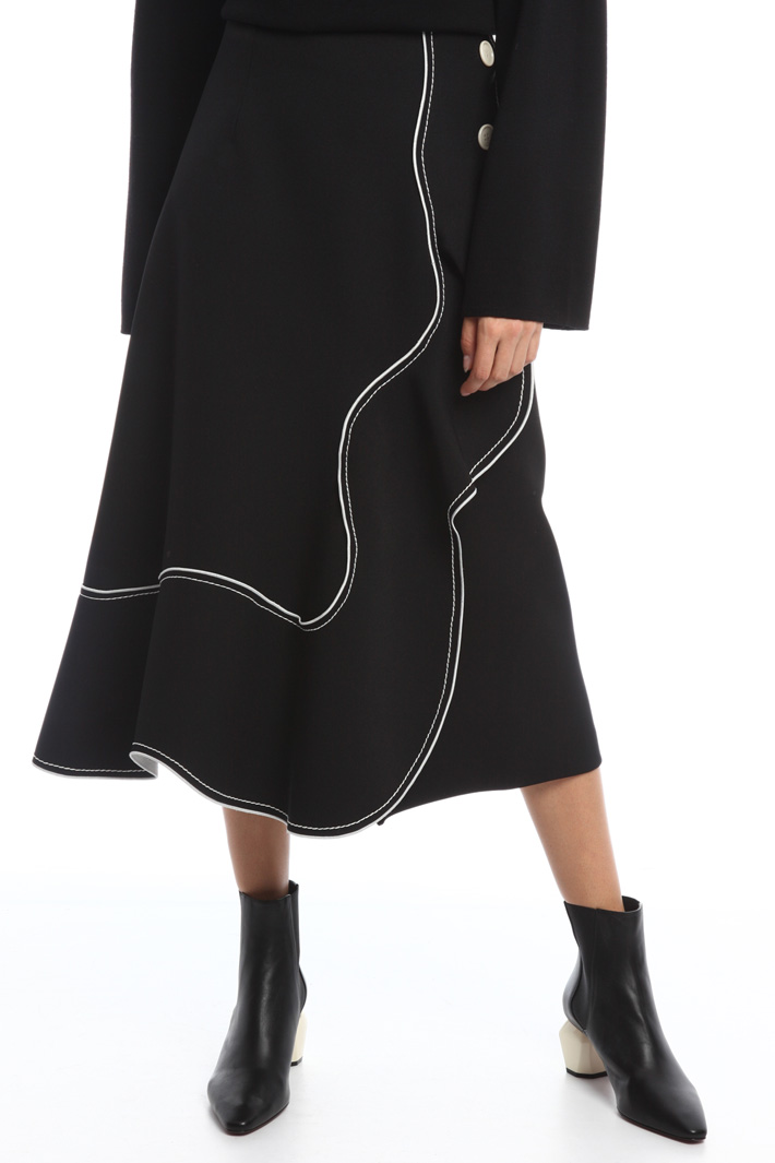 Flared cady skirt Intrend Flared cady skirt Intrend