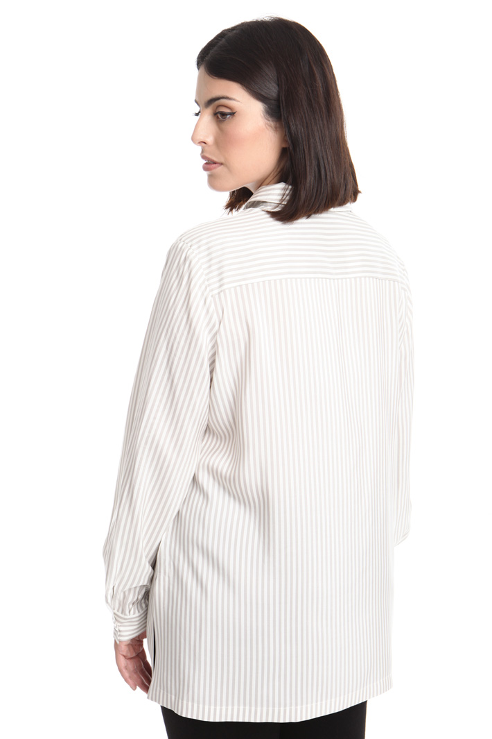 Camicia in popeline di seta Intrend Camicia in popeline di seta Intrend