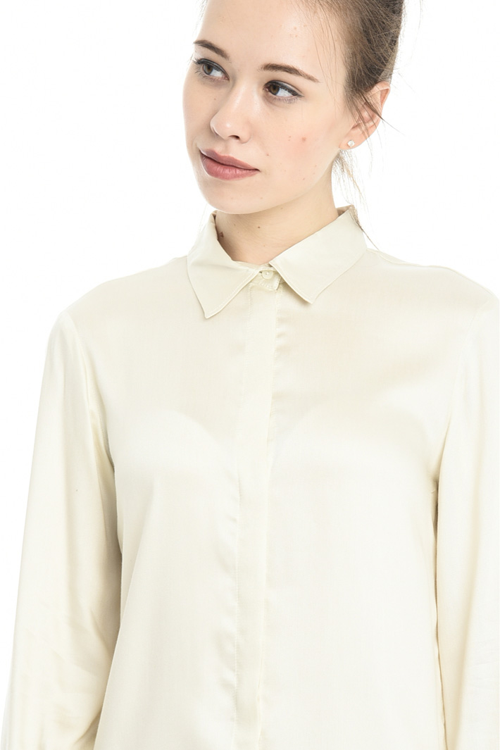 Camicia in twill di viscosa Intrend Camicia in twill di viscosa Intrend