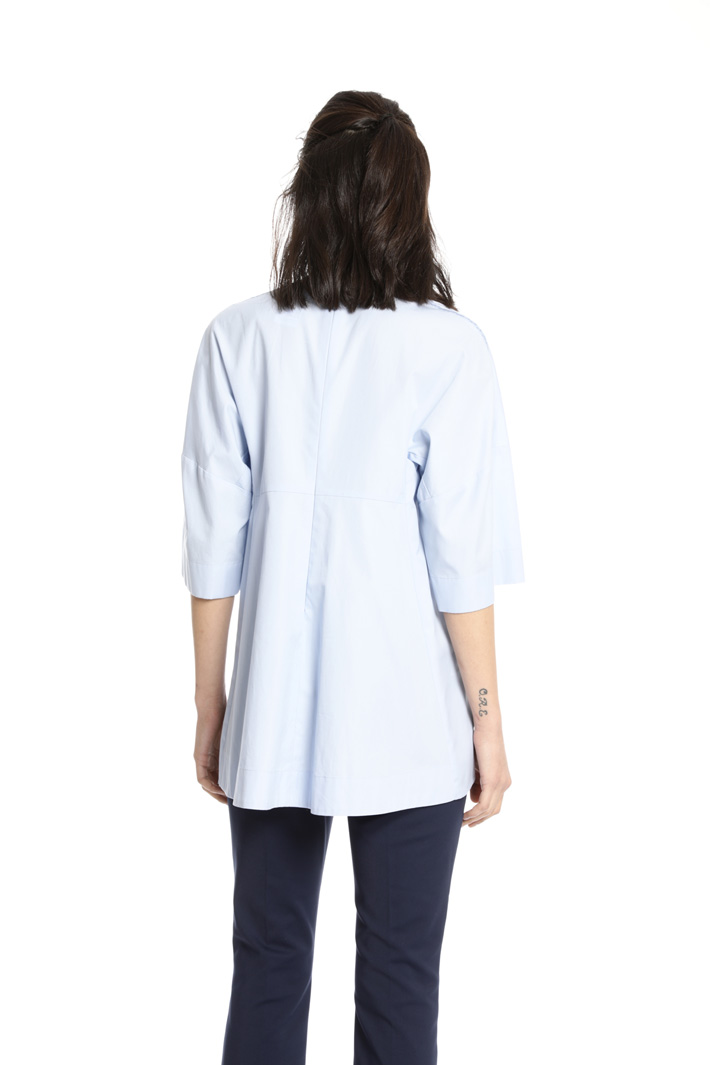 Flared pleated blouse Intrend Flared pleated blouse Intrend