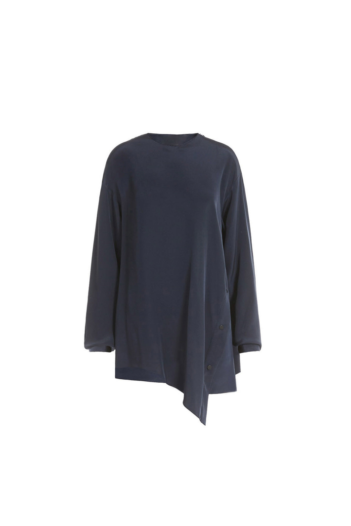 Asymmetrical silk blouse Intrend Asymmetrical silk blouse Intrend