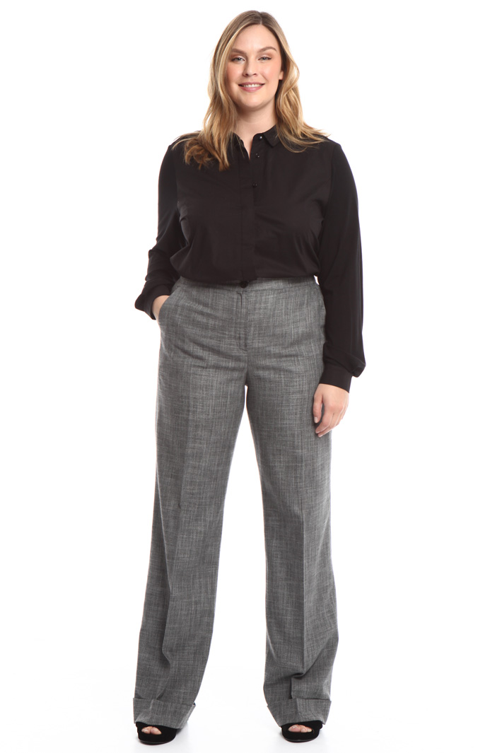 Pantalone lungo con risvolti Intrend Pantalone lungo con risvolti Intrend